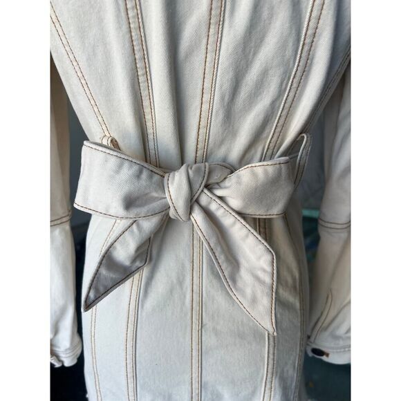 Veronica Beard Basia Denim Mini Dress Size 00 MSRP $498 - Picture 6 of 12